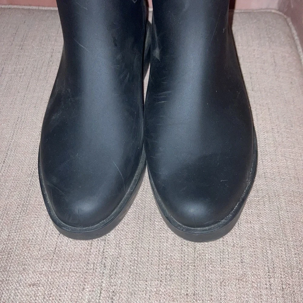 Melissa Long flocked knee high rain/winter boots